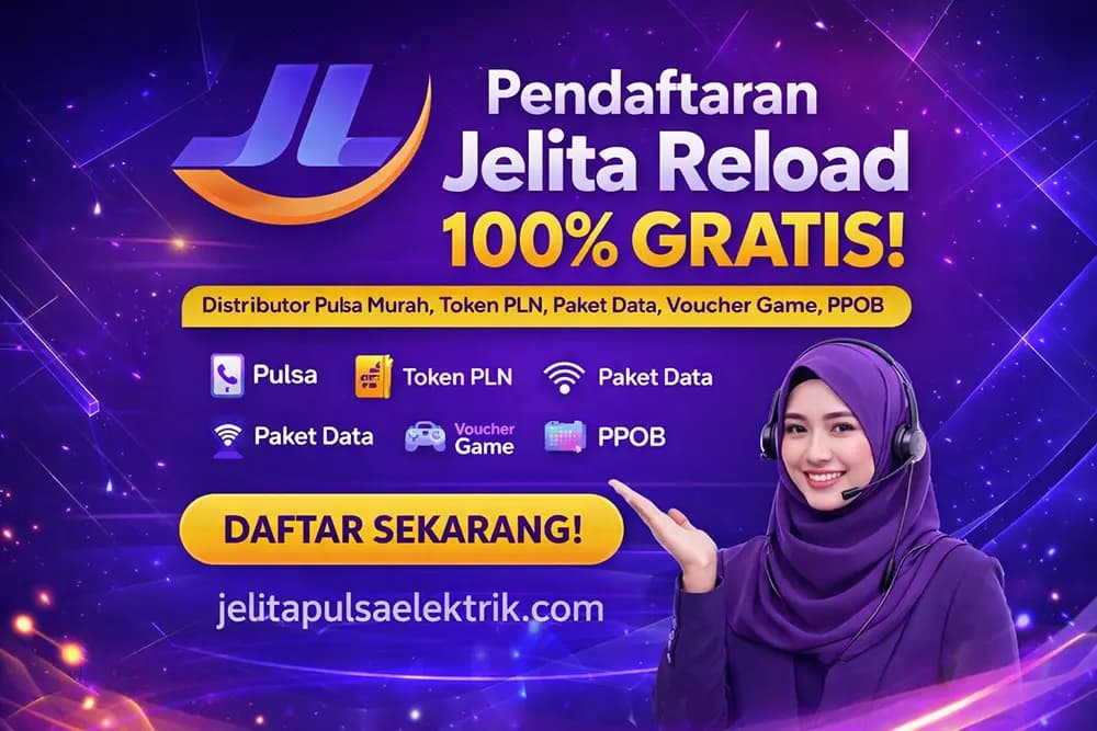 Daftar jadi Agen pulsa Jelita Reload