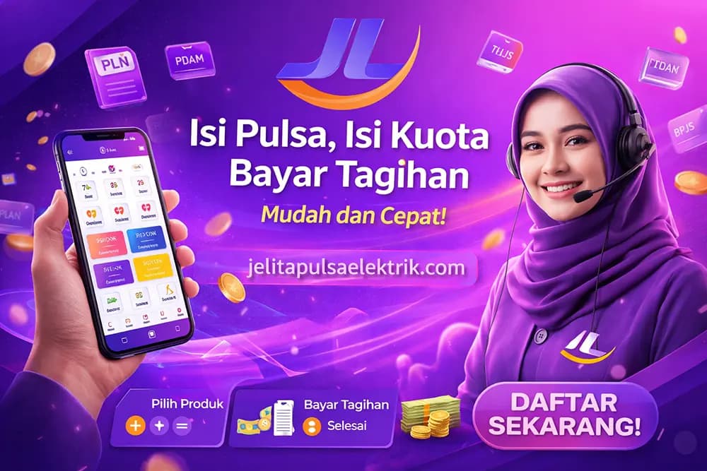 Panduan transaksi pulsa dan PPOB di Jelita Reload
