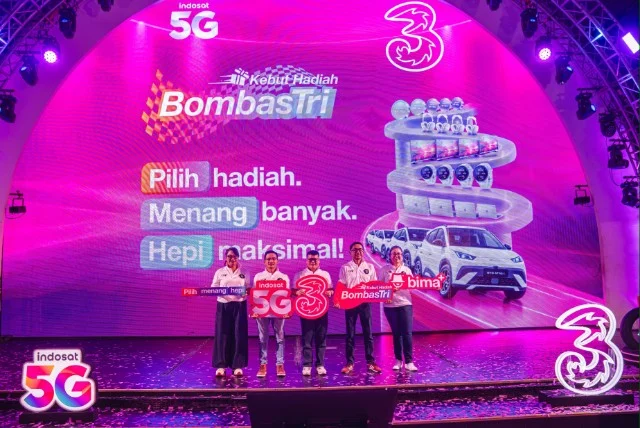 Indosat Gelar Kebut Hadiah BombasTri 2026: Sediakan 2.026 Hadiah Utama
